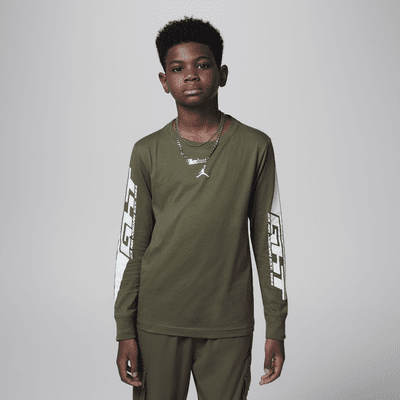 NIKE公式】ジョーダン ジュニア MVP フライト ロングスリーブ Tシャツ